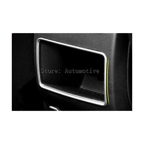 For Mercedes Benz GLA X156 Stainless Armrest Box Rear Air Vent Cover 2014 -2015