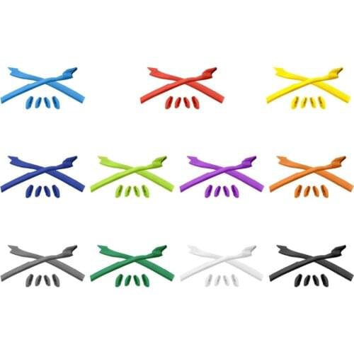 Firtox Replacement Rubber Kits Ear Socks & Nose Pads For-Oakley Half Jacket 2.0 XL Sunglasses Accessories - Multiple Colors NEW