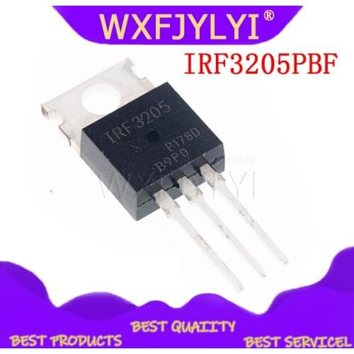10PCS IRF3205PBF TO220 IRF3205 TO-220 HEXFET Power MOSFET new and original IC