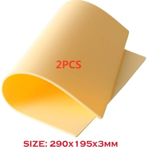 2 pcs/Lot New Soft Rubber Extra Thick Tattoo Practice Skin Blank Synthetic Tattoo Skin 2 Sides Can Be Usable 290*195*0.3 cm
