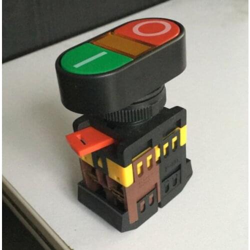 APBB-22&25N Self Reset Start-stop Double Pushbuttons Switch NO NC With LED Lamp 22mm
