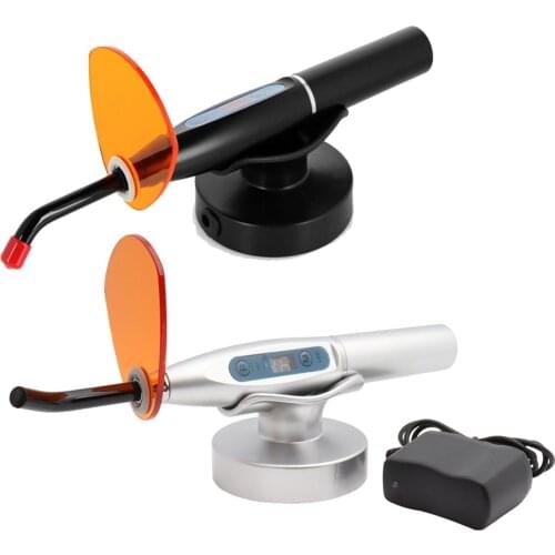 Dental Curing Light Cure Light Cure Lamp Curing Machine Wireless Cordless Solidify LYA18 Silver/Black
