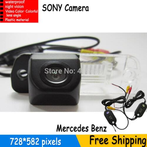 Wrieless WIFI camera SONY CCD Camera rearview reversing for Benz C-Class W203 E-Class W211 CLS-Class 300 W219 R350 R500 ML350