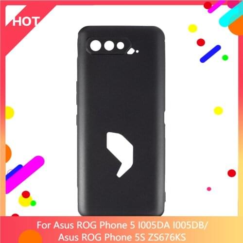 ROG Phone 5 Pro ZS673KS Case Matte Soft Silicone TPU Back Cover For Asus ROG Phone 5 Ultimate ZS673KS Phone Case Slim shockproof