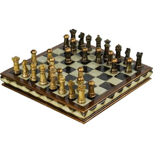 Top Grade Hot Refined Resin Wooden Chess Set Handwork EPMC Pieces Classic Decoration Household Exquisites Gift Crafts Board Game