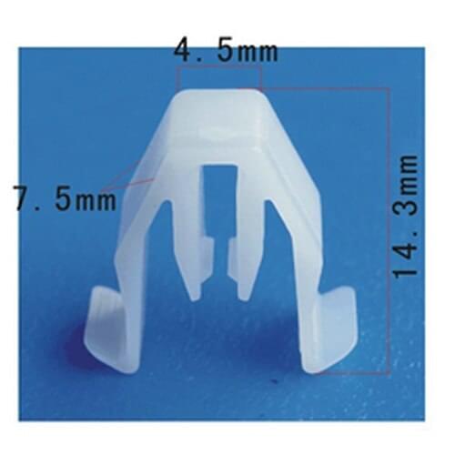 OEM quality 500x For 2005-2009 , 5482087 Front Grille Moulding ClipsAuveco 21284 A21284