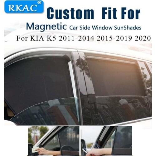 Custom fit for kids Magnetic Car Sun Shade Car Curtain Car Side Windows Sun Visor Shield Sunshade Avoid UA For KIA K5