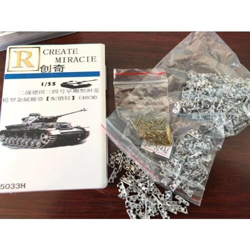 R-Model 1/35 35033H Metal Track and Metal Pin For WWII Panzer IV Early type