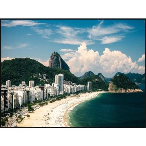 Wall Art Canvas Poster Painting Print Picture Living Room Home Decor Painting Original Landscape City View Ocean Beach Mountain