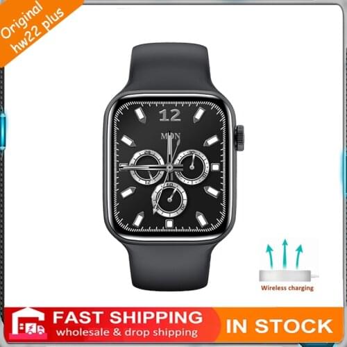 Original HW22 Plus Smart Watch Men Women Long Standby Watch Bluetooth Compatible Wireless Charging Heart Rate Monitoring Pk W66