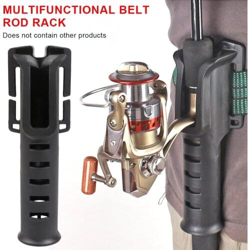 Belt Rod Holder Portable Pole Inserter Fishing Rod Pesca Multi-function Rack Fishing Rod Quick Belt Holder Rod Rack Accessories
