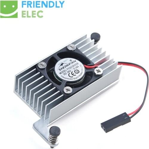 Heat Sink with Fan, Dedicated for NanoPi M3/NanoPi A64, a Friendly Maker Artifact