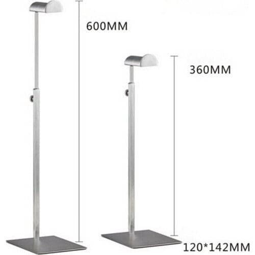 Adjustable Metal Handbag Display Rack Women Handbag Bag Display Stand Holder wig hat hook desktop stand