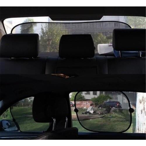 5pcs Car Window Sunshade Cover Mesh Visor Shield Screen UV Protection Sun Shade Rear Window Foils Solar Protect Cover 3
