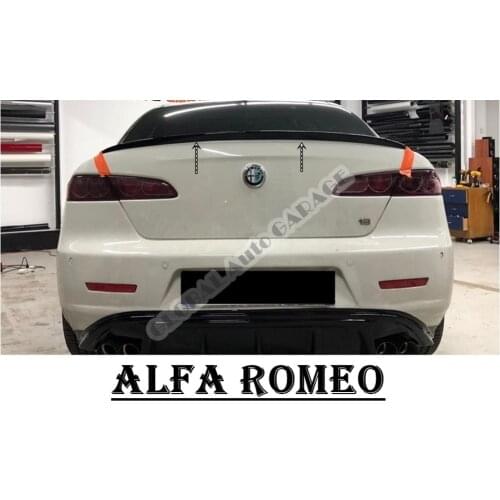For ALFA ROMEO 159 Hatchback Spoiler 2005-2010 Auto Accessory Universal Spoilers Car Antenna For Car Styling Sill Diffüser
