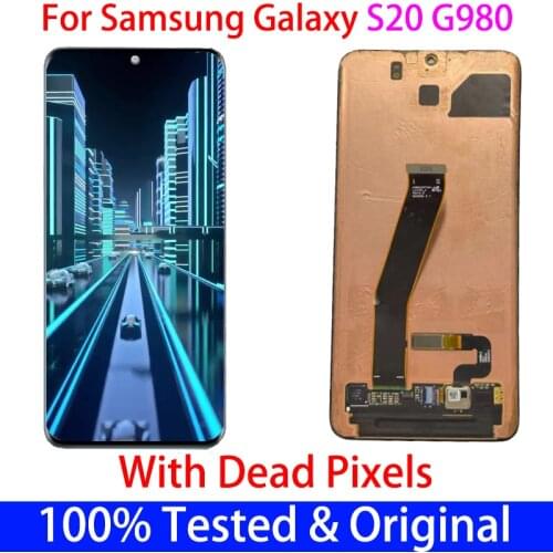 Original S20 Ultra G988B G988F LCD For Samsung Galaxy S20 Plus G985 G985F LCD S20 G980 G980F Display Touch Screen