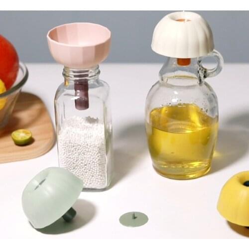 1PCS Silicone Funnel Assemblable Multifunctional Mini Funnel With Filter Portable Funnel Oil Liquid Dispensing Tool Kitchen Tool