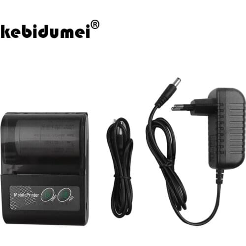 50mm Wireless Mini Bluetooth Thermal Receipt Printer Portable Mobile Printer For Android IOS Windows Mobile Phone Pocket Bill