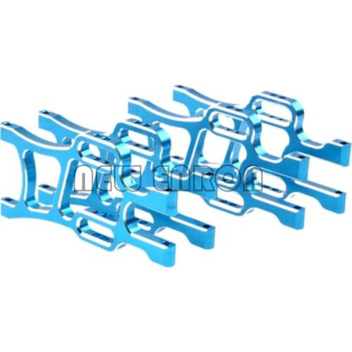 RC 108019+108021 (08005+08006) Aluminum Front & Rear Lower Suspension Arm For HSP 1:10 Truck