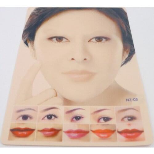 Free shipping Tattoo practice skin 3D eyebrow skin training 3D Tattoo Practice Skin