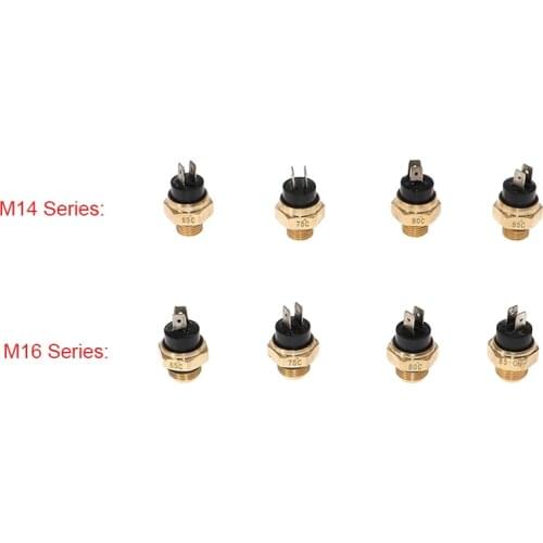 M14/M16*1.5mm Motorcycle Electric Radiator Coolant Fan Water Temperature Thermostat Switch Temp Sensor for 200 250 400 450 bike