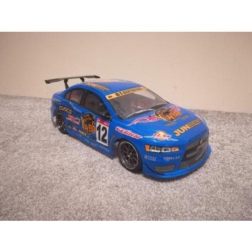 Ewellsold NO:25blue 1/10 Scale On-Road Drift Car Painted PVC Body Shell 190MM for 1:10 Radio controlled car 1pc