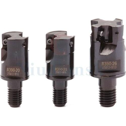 1pc R390-16-2TM8-W12 CNC Lock tooth milling cutter head Quick switching shockproof and durable Suitable for R390 milling inserts