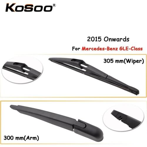 KOSOO Auto Rear Car Wiper Blade For Mercedes-Benz GLE-Class,305mm 2015 Onwards Rear Window Windshield Wiper Blades Arm