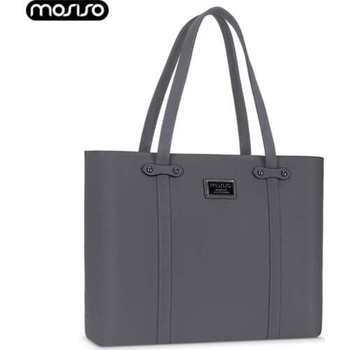 MOSISO Fashion New PU Laptop Bag For Women 13 14 15 Inch Waterproof Notebook Bags Case Briefcase Handbags Computer Shoulder Bag