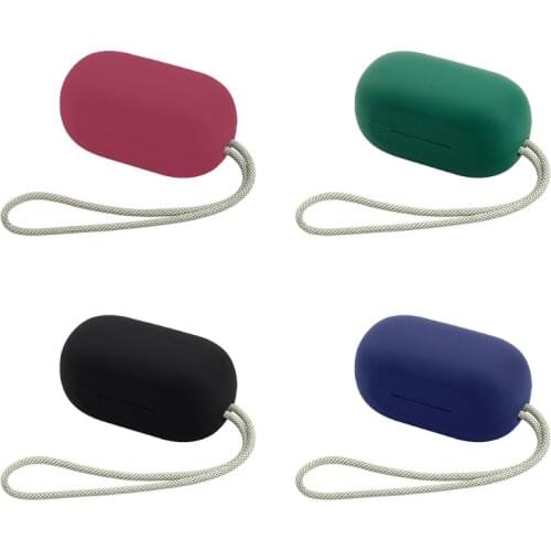 Washable Silicone Protective Cover Shell Anti-fall Earphone Case for-JBL REFLECT MINI NC Wireless Headphone