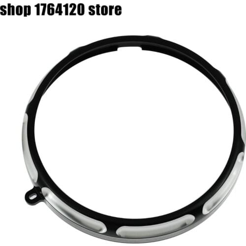 Motorcycle 7" Headlight Cover Burst Headlamp Trim Ring For Harley Softail Slim S - FLSS 16-17 Fatboy S - FLSTFBS 2016-2017