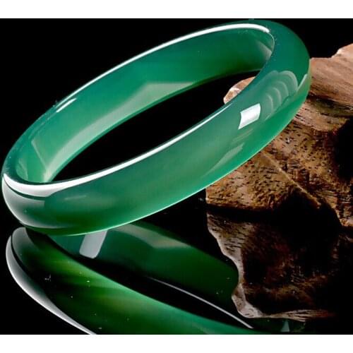 Natural green agate jade bangle handcarved jadeite jade bangle real jade bracelets natural jade stone