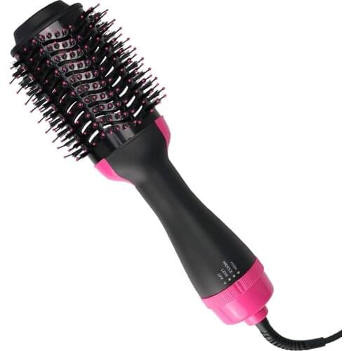 One Step Hair Dryer Brush Hot Air Brush Styler And Dryer With Negative Ionic For Straightening & Curling Professional Brush