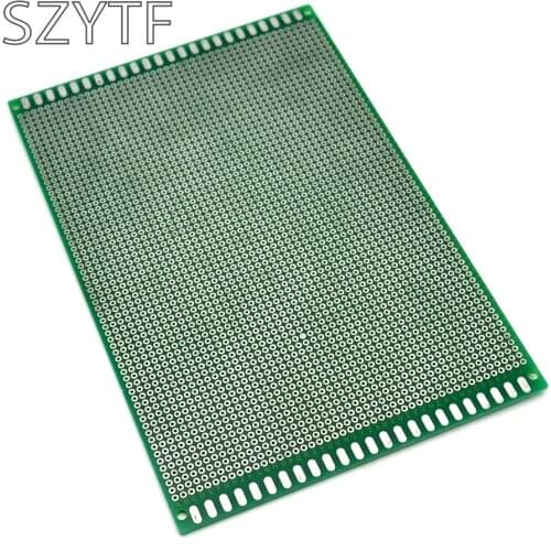 Sided HASL 12 * 18CM 2.54MM universal board breadboard fiberglass circuit glass green oil thick 1.6MM