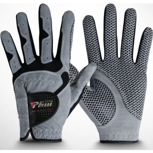PGM Professional Golf Gloves Microfiber Cloth Fabric Breathable Non-Slip Gloves Club Swing Putting Training Gloves