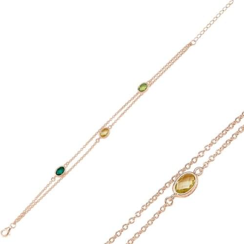 Silver 925 Sterling Zircon Cubic Zirconia 2 Must Bracelet