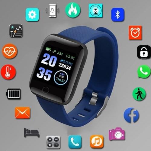 Sports Smart Watch Fitness Tracker Blood Pressure Fitness Connect Heart Rate Blood Pressure Monitor Heart Rate Men kids hours