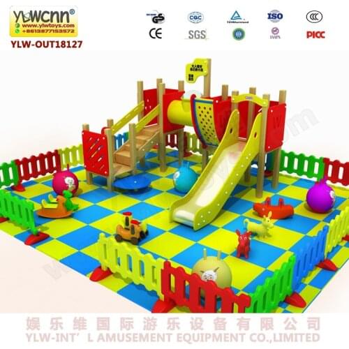 YLW Restaurant PE Plate playground KIDS amusement outdoor/indoor play toy park YLW-OUT18127