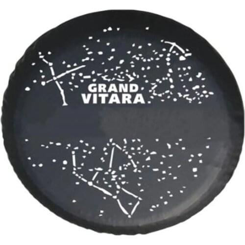 1Pcs Car 14" 15" Inch Heavy-Duty PVC Pu Leather Spare Tire Cover Case Protector Bag Pouch For Suzuki Grand Vitara Accessories