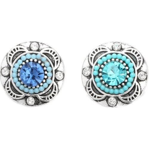 10pcs/lot 4 Colors Beauty Head Snap Jewelry 18mm Snap Buttons Jewelry Accessories fit Snap Bracelet For Women Mothers Day