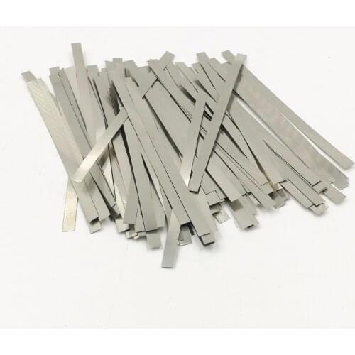 500pcs Nickel Plated Steel Strap Strip Sheets For Spot Welder Battery Welding Nickel Plated Steel Strap Strip Sheets