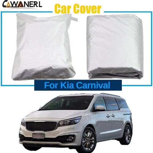 Car Cover For Kia Carnival Grand Carnival Outdoor Indoor Anti-UV Sun Snow Rain Protection Dustproof MPV Cover Windproof