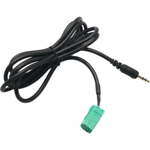 Cars 3.5mm AUX CD Stereo Audio Line Input Cable For Renault Clio Megane Espace Kangoo L.aguna 2005 2006 2007 2008 2009 2010 2011
