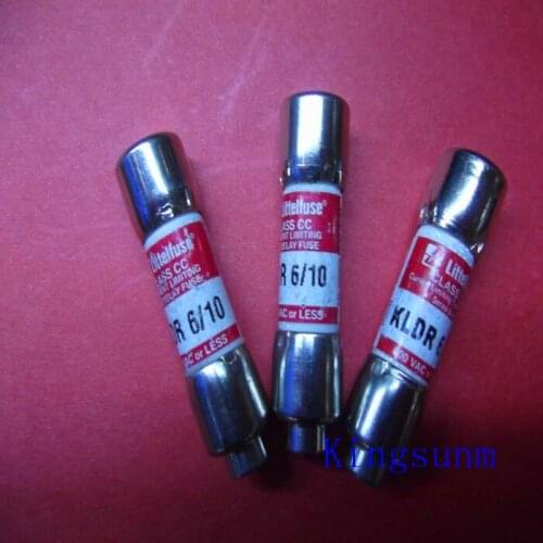 Free shipping 10pcs KLDR 6/10 CLASS CCTIME DELAY Lite delay fuse 600V0.6A