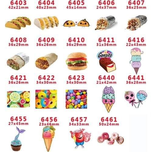 Free Shipping 30 Pcs Cartoon Character Planar Resin PR 6403