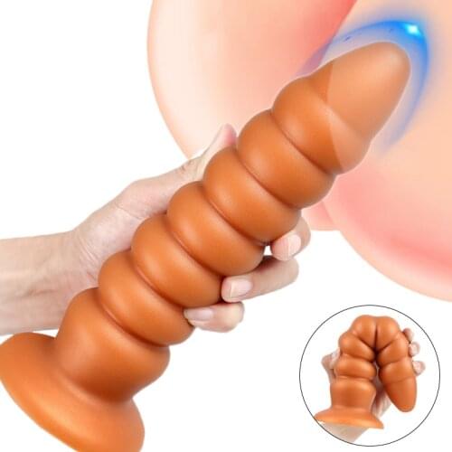 Big Silicone Plug Anal Beads Adult Games Sex Toys for Gay Men Women Soft Butt Plug Goods Dildo Annal Dilator Intimate Toys Bdsm