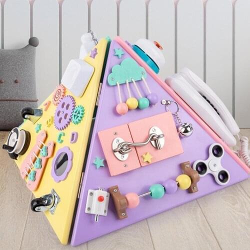 Montessori Children Busy Toys Enlightenment Cognitive Montessori Method DIY Toy Material Early Education Activity Board Toys