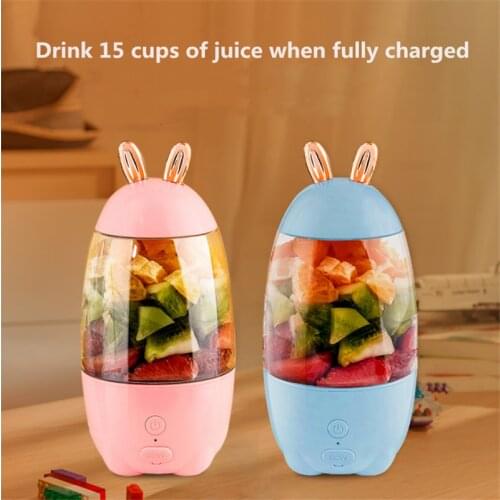 DTVANE 2021 New Cute Small Juicers Usb Charging Portable Juicer cup for Home Drink Outdoors Mini Juice Cup 330ML