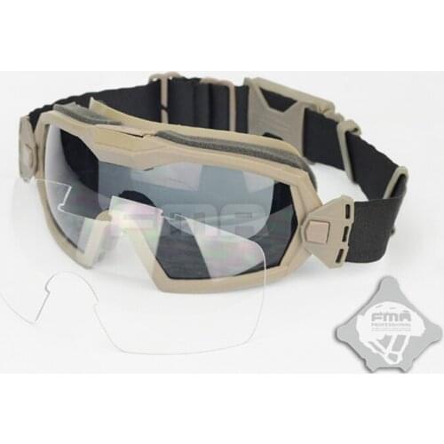 Fma lpg01bk12-2r Upgraded Version military fan Glasses Eye Protection For Professional Requalification & Cycling TB1029 BK DE