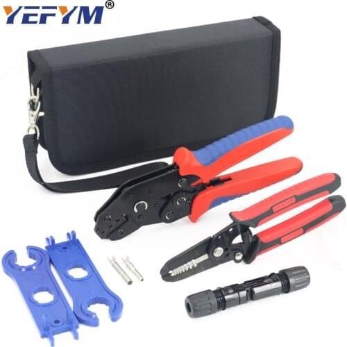 Photovoltaic tool set SN-2546B photovoltaic connector crimping tool, solar tool kit with crimping pliers, 2.5-6.0mm2 connector